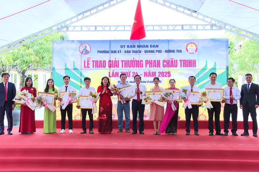 184 cá nhân được trao Giải thưởng Phan Châu Trinh lần thứ 24