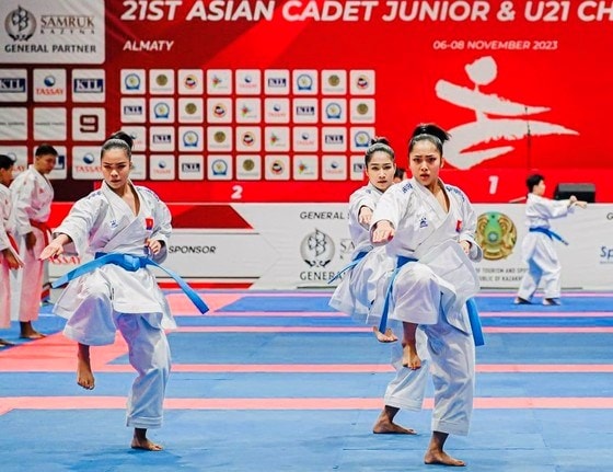 11 võ sĩ Việt Nam dự Giải vô địch Karate trẻ châu Á