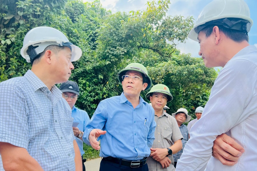 Lãnh đạo thành phố kiểm tra công tác giải phóng mặt bằng dự án Liên kết vùng miền Trung tỉnh Quảng Nam