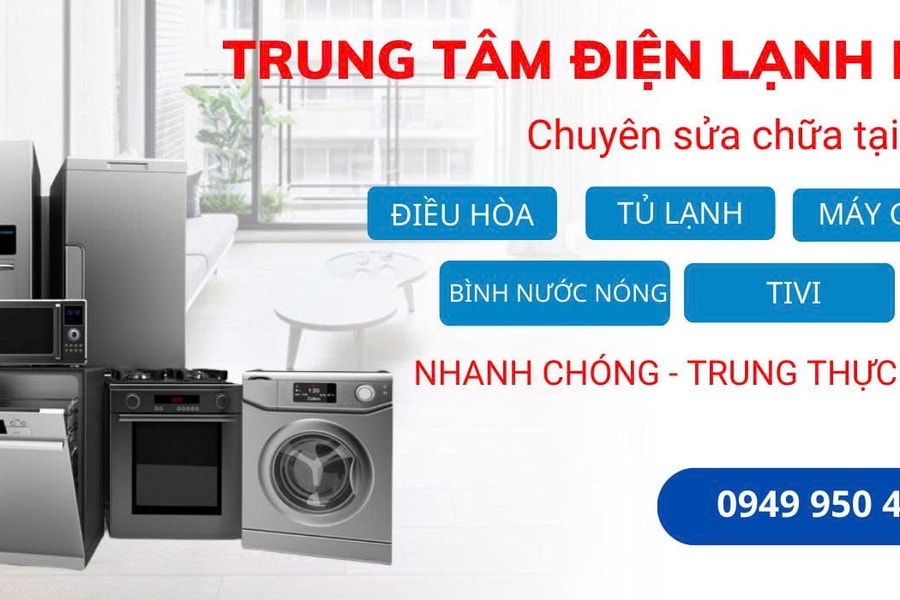 Trung tâm điện lạnh Hà Nội 24h - Dịch vụ sửa máy giặt tại nhà uy tín