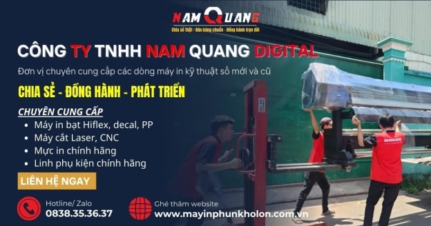 Máy in bạt khổ lớn - Vũ khí cạnh tranh ngành in quảng cáo