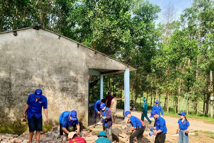 Chiến dịch “Thanh niên tình nguyện hè" năm 2025: Người trẻ lan tỏa tinh thần xung kích