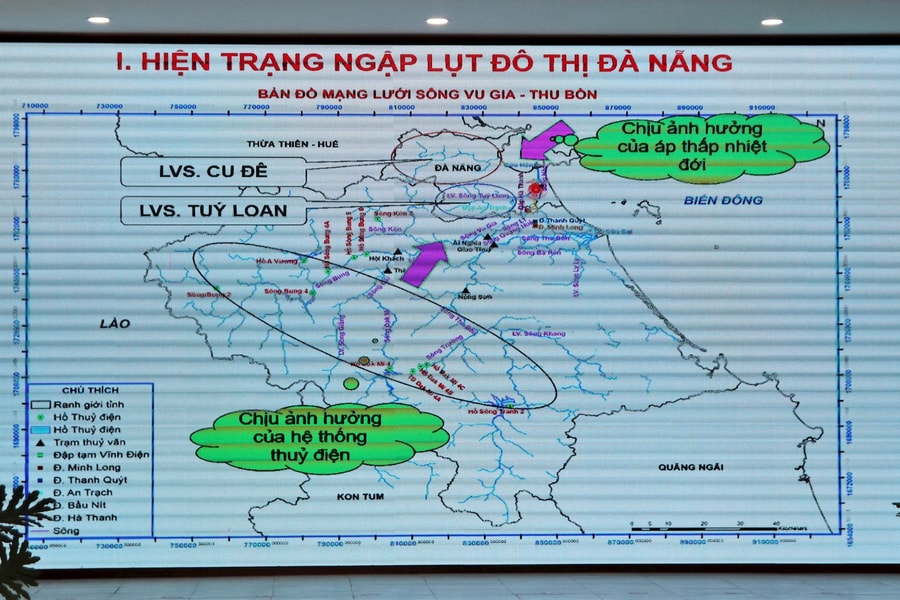 Phường Hòa Cường triển khai mô hình dự báo mưa bão và bản đồ cảnh báo ngập lụt