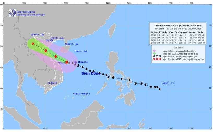 Storm Bualoi triggers heavy downpours, flooding threat in Da Nang