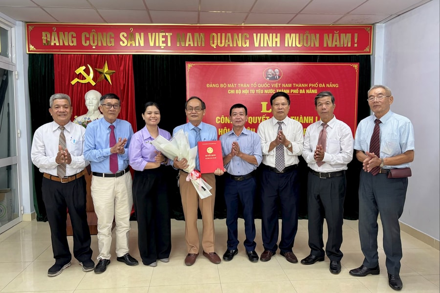 Thành lập Chi bộ Hội Tù yêu nước thành phố Đà Nẵng nhiệm kỳ 2025 - 2030