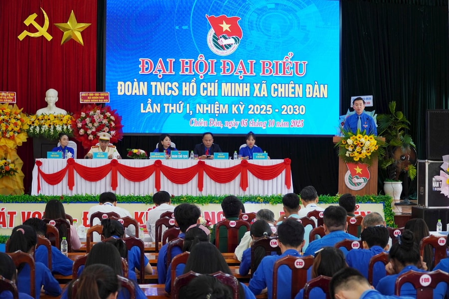 Đoàn xã Chiên Đàn giới thiệu cho Đảng kết nạp 46 đoàn viên ưu tú