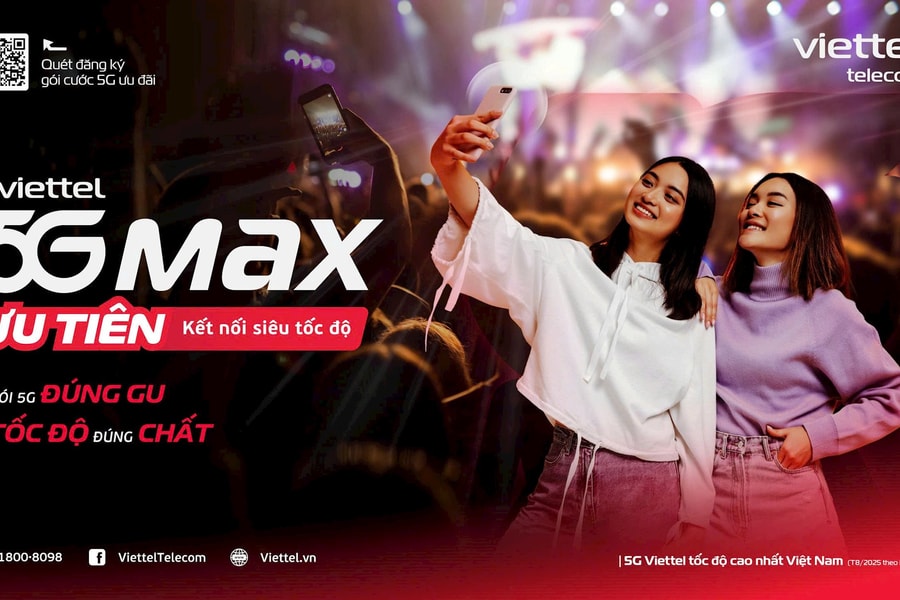 Viettel ra mắt hệ gói cước 5GMAX dẫn đầu về tốc độ và trải nghiệm