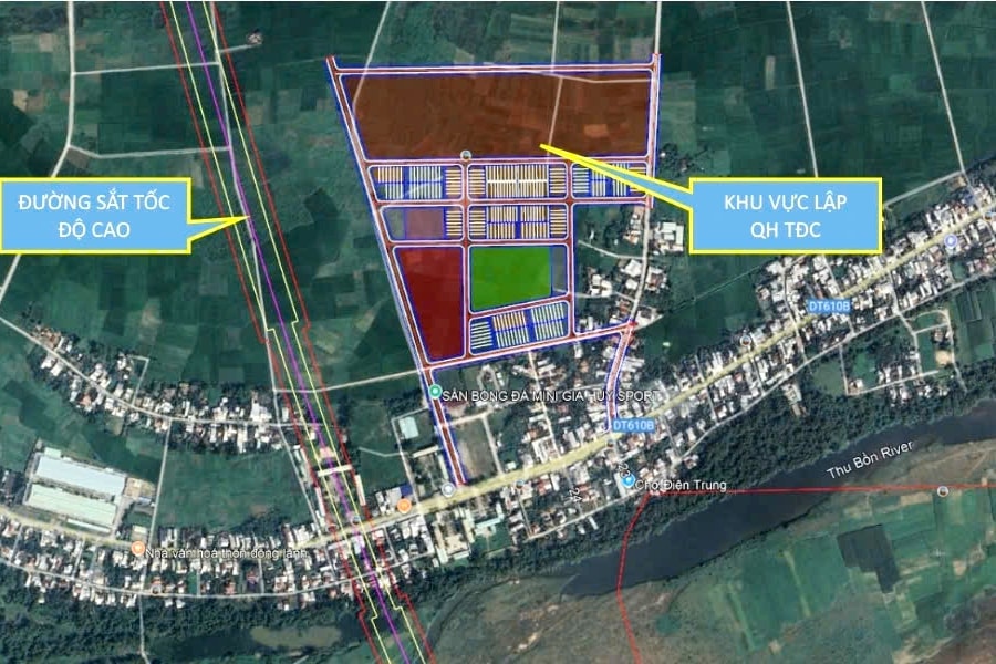 Gò Nổi quy hoạch khu tái định cư 20ha phục vụ dự án đường sắt tốc độ cao