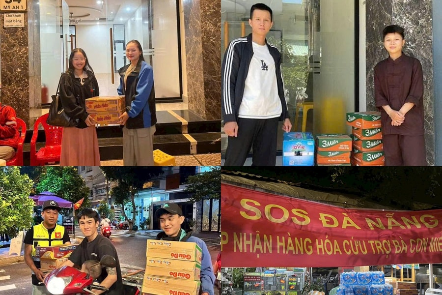 Người Đà Nẵng nghĩa tình hướng về đồng bào vùng bão, lụt