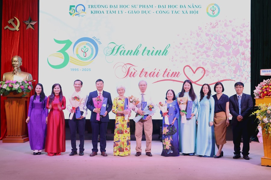 Trường Đại học Sư phạm Đà Nẵng: Kỷ niệm 30 năm thành lập Khoa Tâm lý, Giáo dục và Công tác xã hội