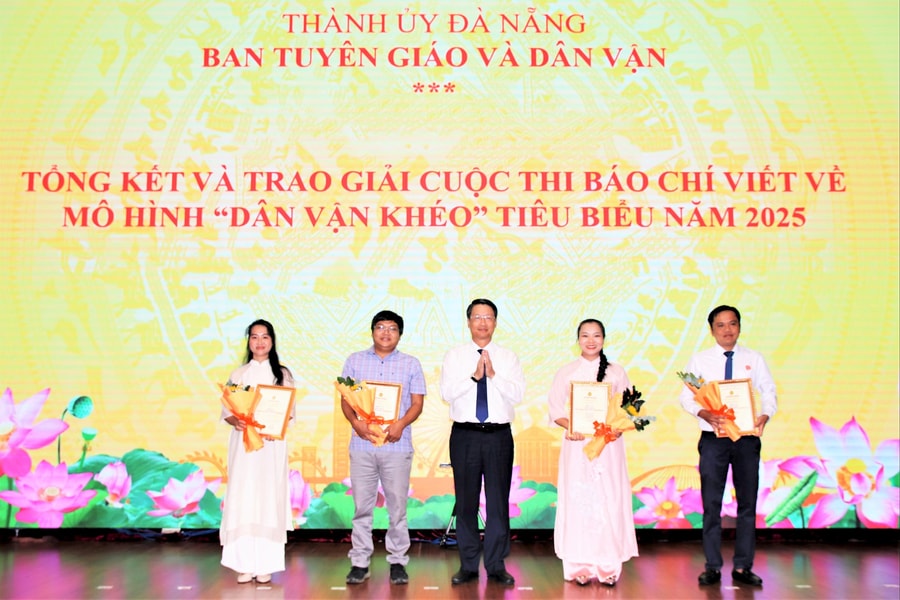 35 tác phẩm đoạt giải báo chí viết về mô hình “Dân vận khéo”