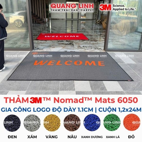 Thảm trải sàn Quang Linh - Địa chỉ tin cậy trong gia công thảm theo yêu cầu và thêu logo cao cấp
