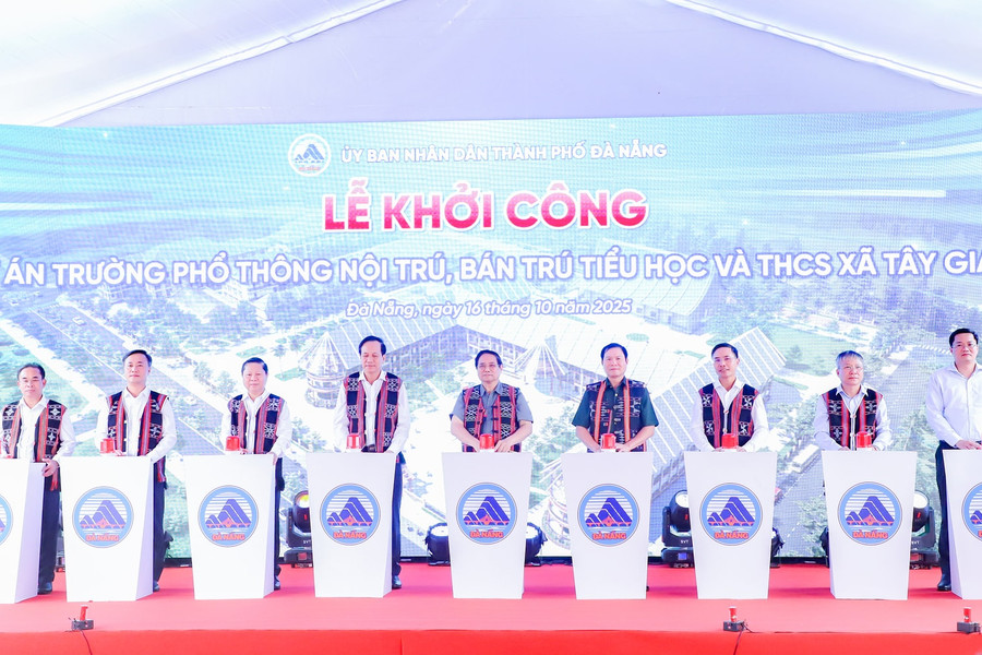 PM attends ground-breaking ceremony for school in Da Nang’s mountainous commune