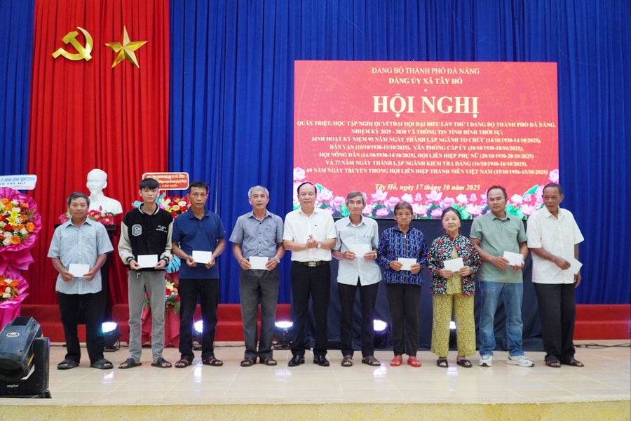Xã Tây Hồ quán triệt Nghị quyết Đại hội Đảng bộ thành phố Đà Nẵng (nhiệm kỳ 2025 - 2030)