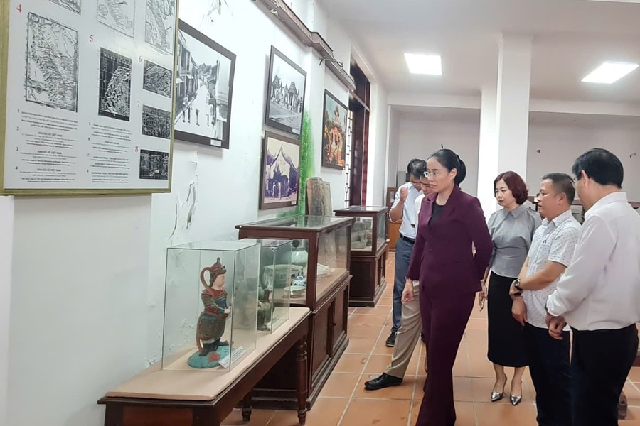 Lãnh đạo UBND thành phố kiểm tra thực tế tại Bảo tàng Hội An