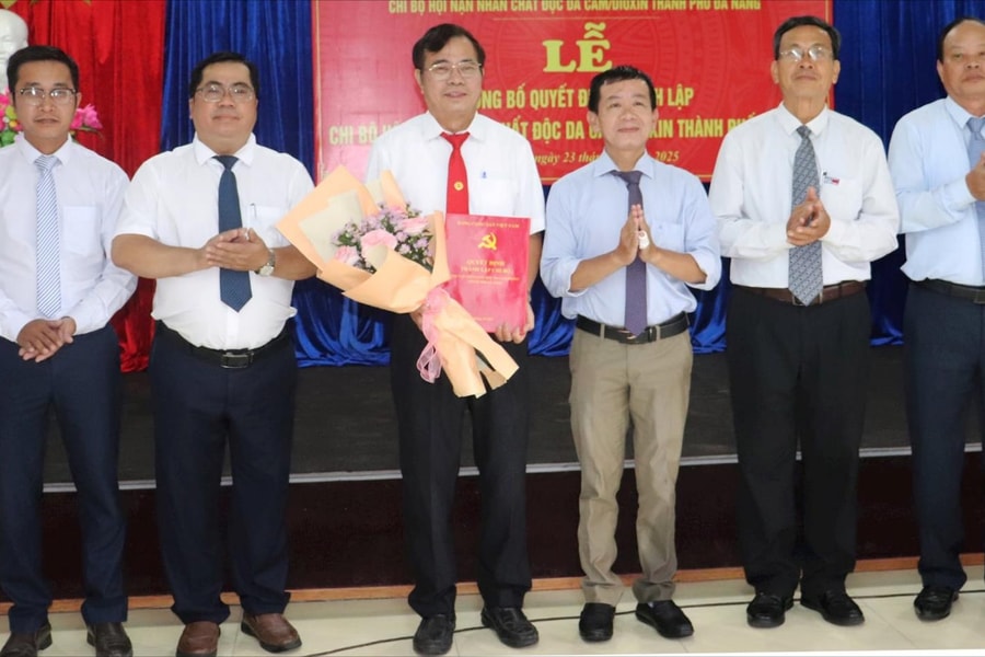 Thành lập Chi bộ Hội Nạn nhân chất độc da cam/dioxin thành phố Đà Nẵng