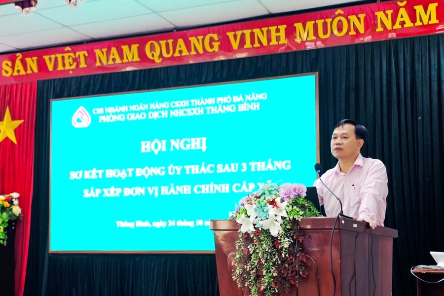 Tổng dư nợ ủy thác của Phòng Giao dịch Ngân hàng Chính sách xã hội Thăng Bình đạt hơn 1.015 tỷ đồng