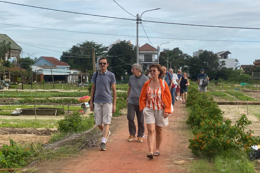 Hoi An’s Tra Que vegetable village bustling with foreign tourists after floods