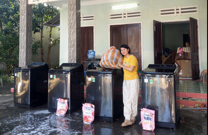 Trạm giặt sấy yêu thương