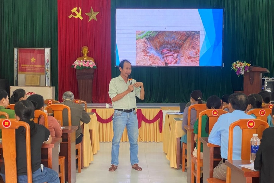 Tập huấn kỹ thuật chăn nuôi lợn an toàn cho nông dân xã Thăng Phú