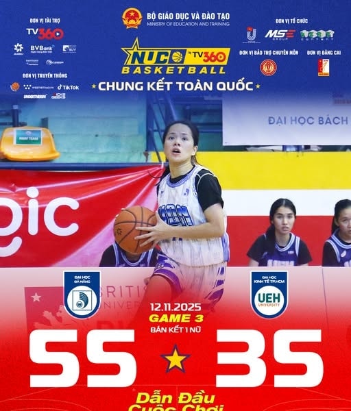 Đại học Đà Nẵng vào chung kết giải bóng rổ sinh viên toàn quốc