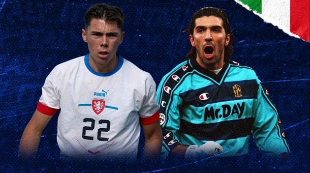 Con trai Buffon gây sốt với hai hat-trick cho U19 Séc