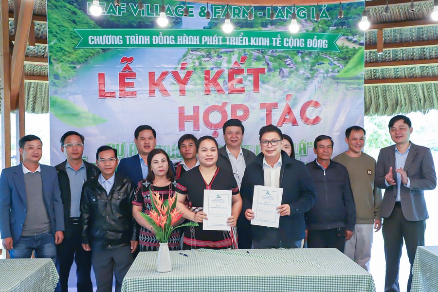 Leaf Village & Farm - Làng Lá triển khai mô hình vườn liên kết giúp phát triển nông nghiệp bền vững