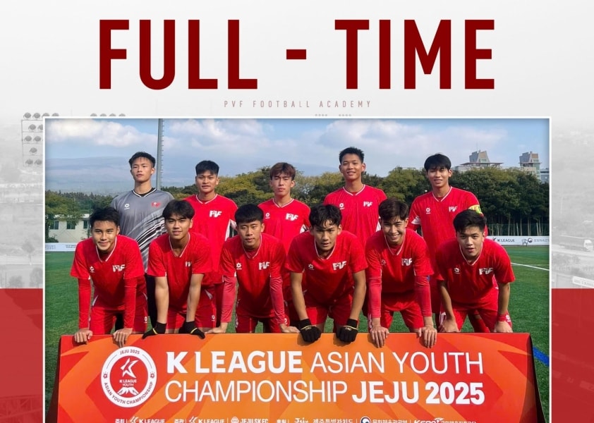 U18 PVF thắng đậm 5-1 trước đội Nhật Bản, giành HCĐ tại Hàn Quốc