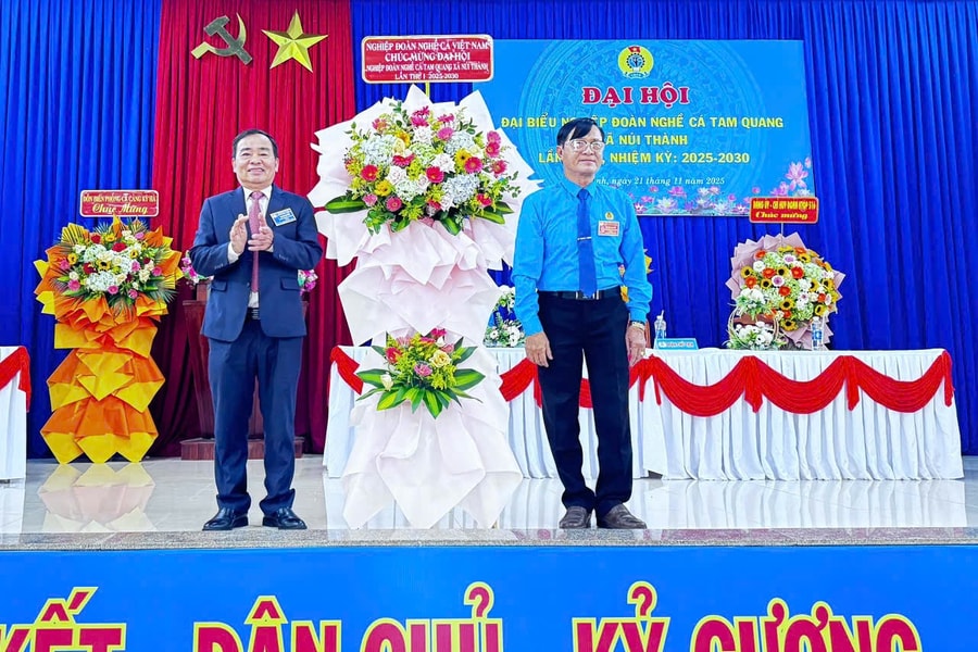 Nghiệp đoàn Nghề cá Tam Quang, xã Núi Thành tổ chức Đại hội đại biểu lần thứ I