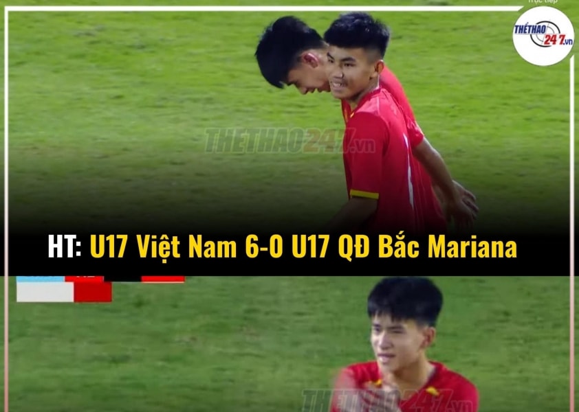 U17 Việt Nam thắng 14-0, AFC ca ngợi màn trình diễn áp đảo
