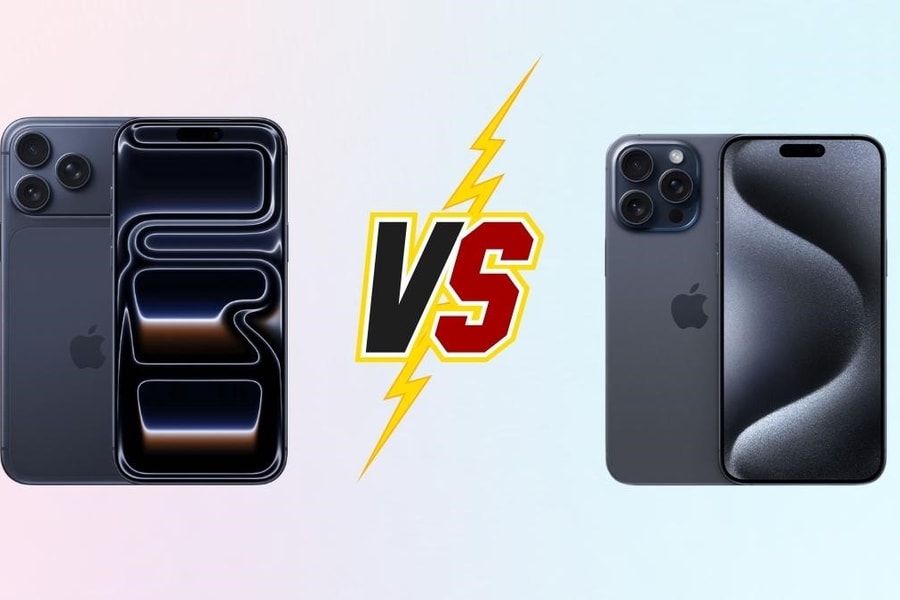 So sánh về sự khác nhau giữa iPhone 17 Pro Max và iPhone 15 Pro Max