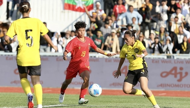 Myanmar hạ Malaysia 3-0, gửi chiến thư đến tuyển nữ Việt Nam