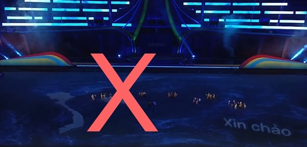 SEA Games 33: Bản đồ Việt Nam bị chiếu thiếu Hoàng Sa, Trường Sa