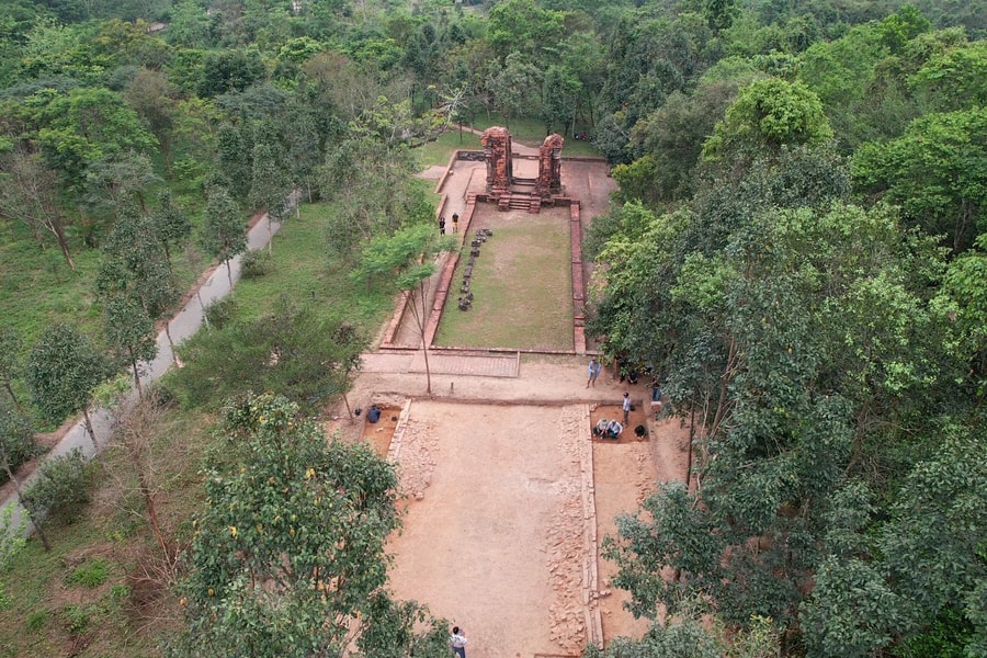 Xác định con đường thiêng tại Khu di tích Mỹ Sơn