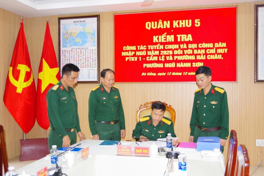 Kiểm tra công tác tuyển chọn công dân nhập ngũ năm 2026