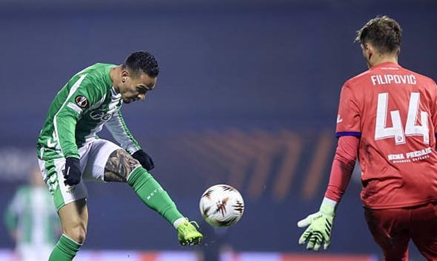 Antony ghi bàn, Real Betis thắng thuyết phục Dinamo Zagreb