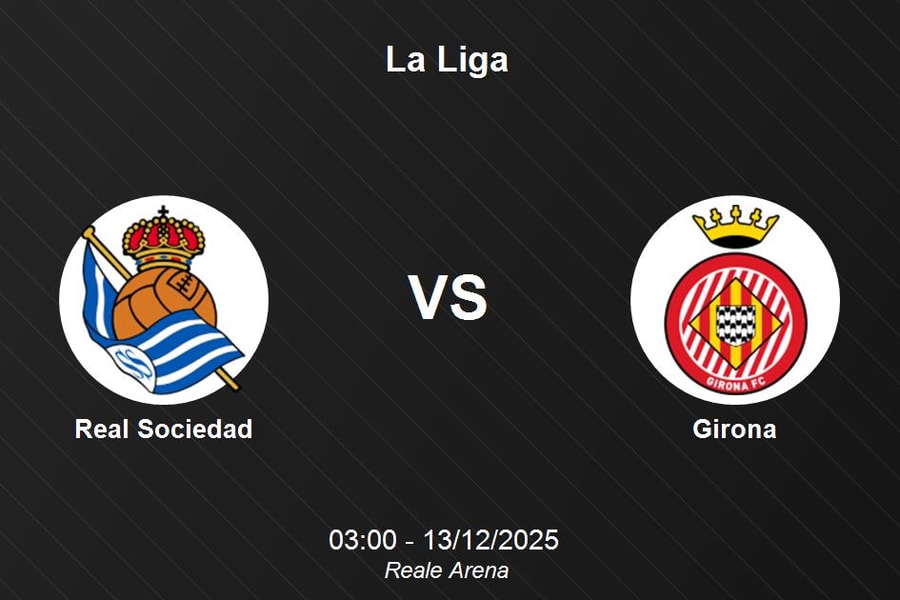 Nhận định Real Sociedad vs Girona - La Liga: Đua thoát hiểm