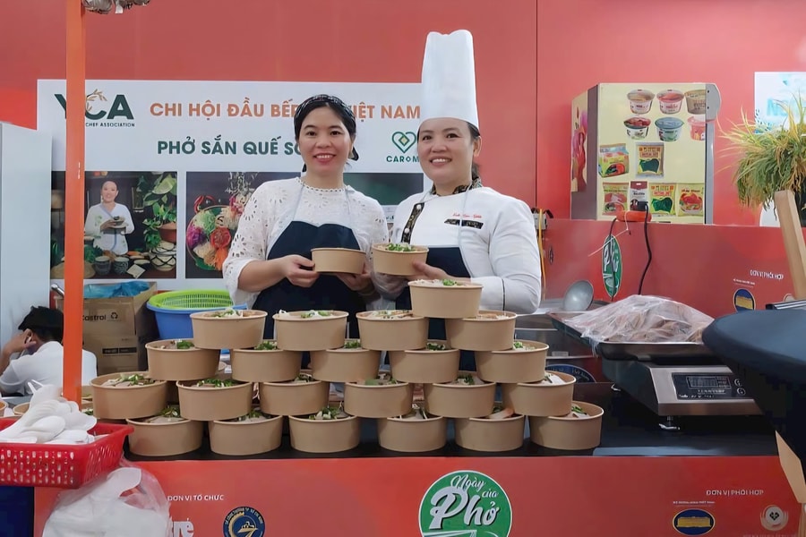 Phở sắn Quế Sơn tham gia Lễ hội ngày của Phở 2025