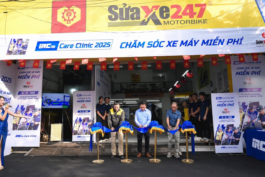 IRCtire CARE CLINIC 2025: Ghi dấu tại Đà Nẵng với ngày hội chăm sóc xe máy miễn phí dành cho hơn 200 xe