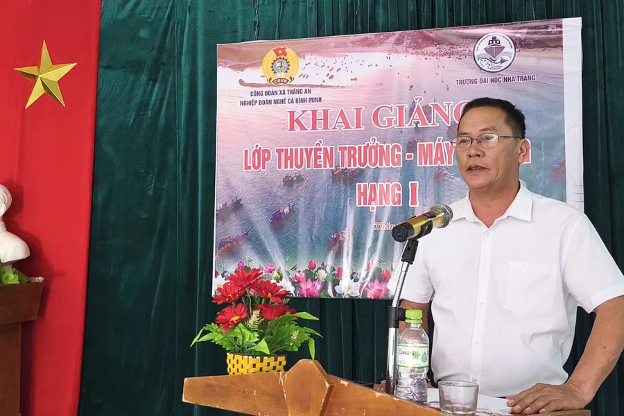 Ngư dân Thăng An, Thăng Trường và Quảng Phú được bồi dưỡng nghiệp vụ thuyền trưởng, máy trưởng hạng I