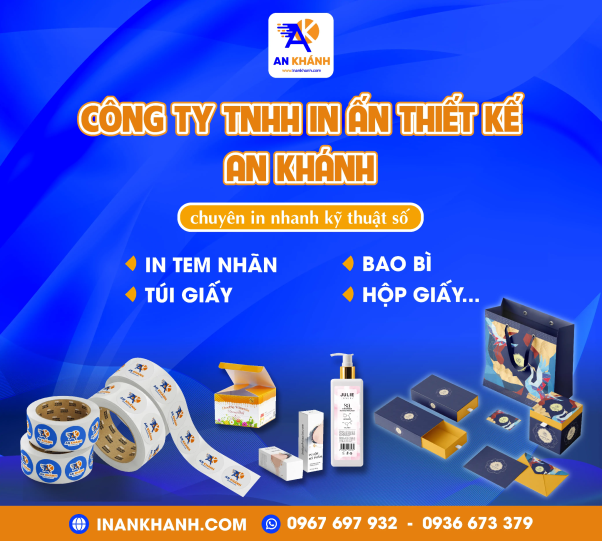 In An Khánh - Tư vấn in logo dán giá rẻ đúng màu và bền đẹp