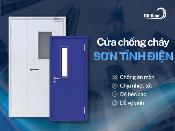 Cửa thép chống cháy BKDoor: giải pháp an toàn hàng đầu cho công trình hiện đại