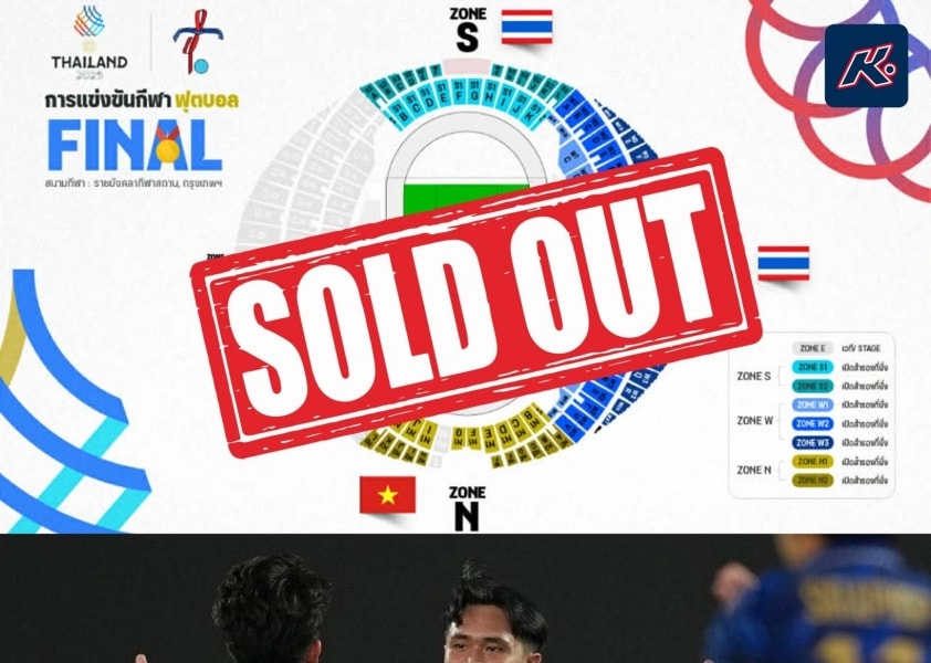 Chung kết U22 Việt Nam - Thái Lan gây sốt vé tại SEA Games 33