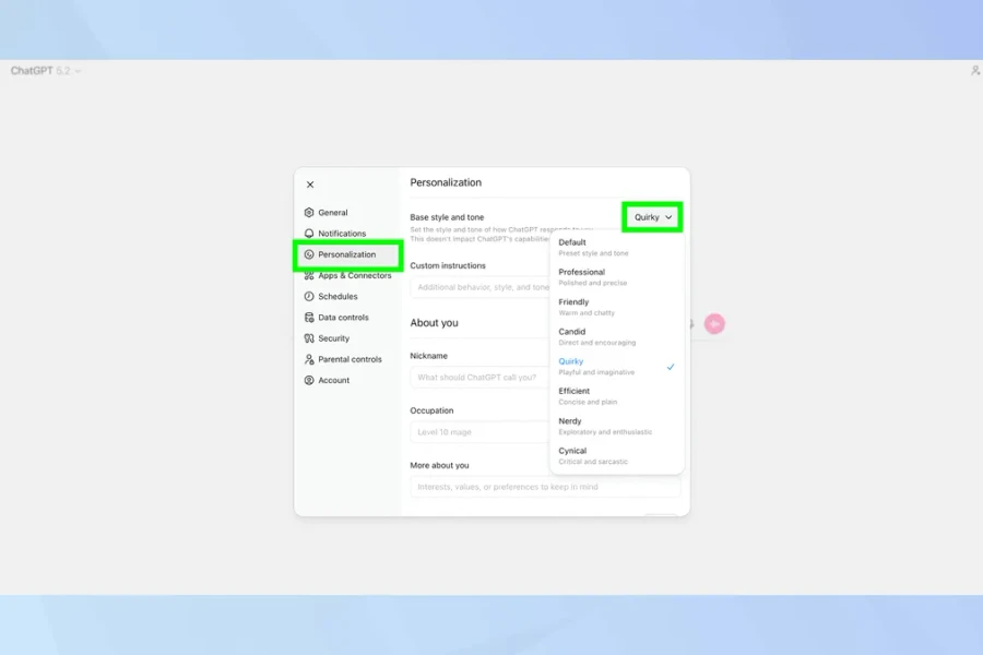 Cách cá nhân hóa ChatGPT để nâng cao hiệu suất công việc
