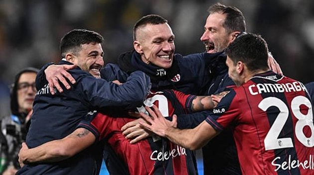 Bologna hạ Inter Milan trên chấm luân lưu tại Siêu cúp Ý