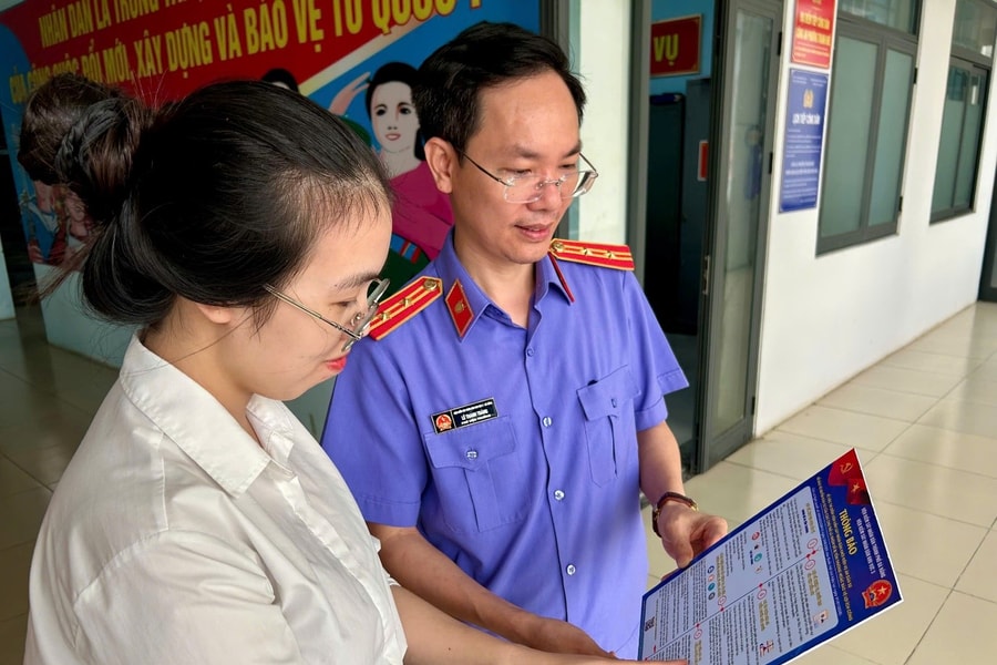 Lắp đặt 15 bảng thông tin tuyên truyền Nghị quyết số 205 của Quốc hội tại các cơ quan liên ngành