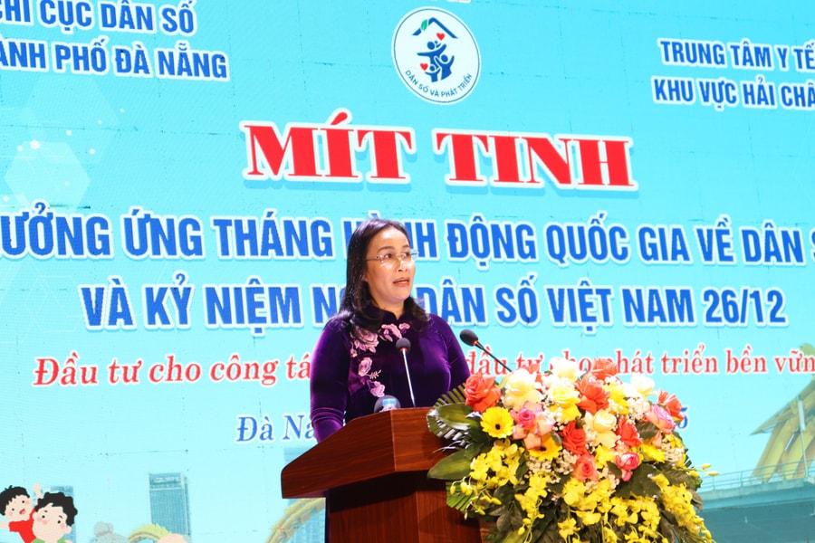 Mít tinh hưởng ứng Tháng hành động quốc gia về dân số