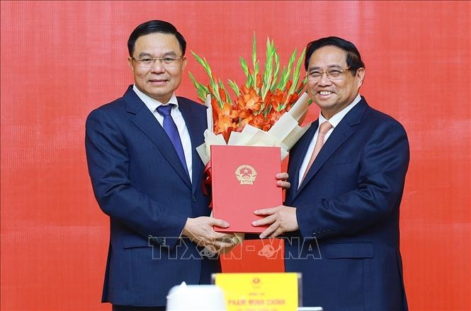 Thủ tướng Phạm Minh Chính trao Quyết định giao Quyền Bộ trưởng Bộ Công Thương