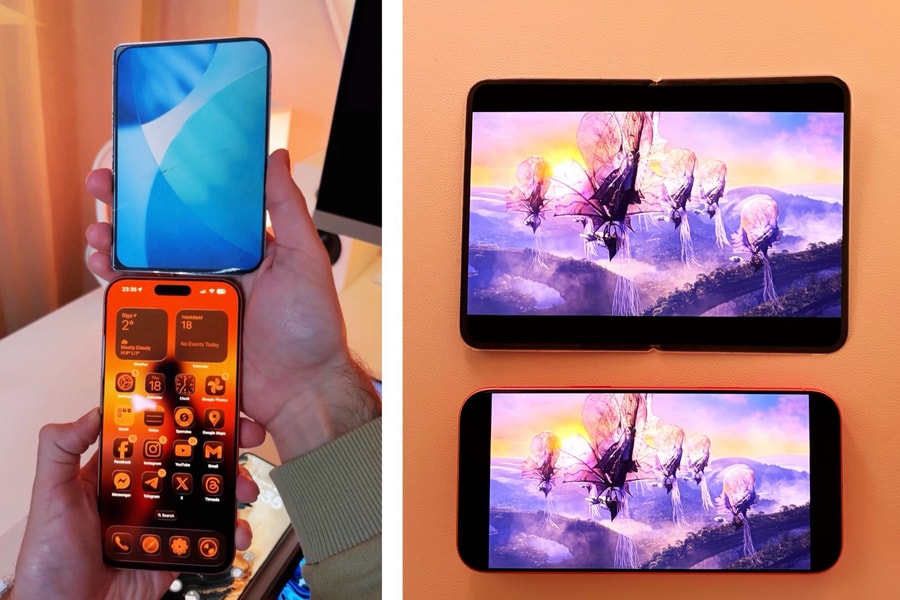 Mô hình iPhone Fold lộ diện: Thiết kế nhỏ gọn nhưng siêu rộng
