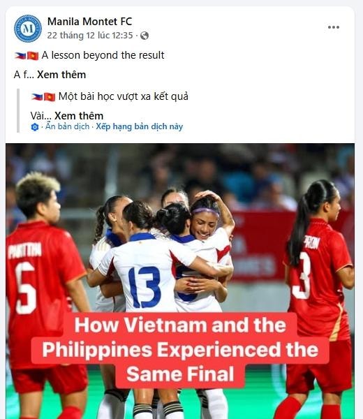 Manila Montet FC: Cổ động viên Việt Nam 'ồn ào' nhờ đam mê